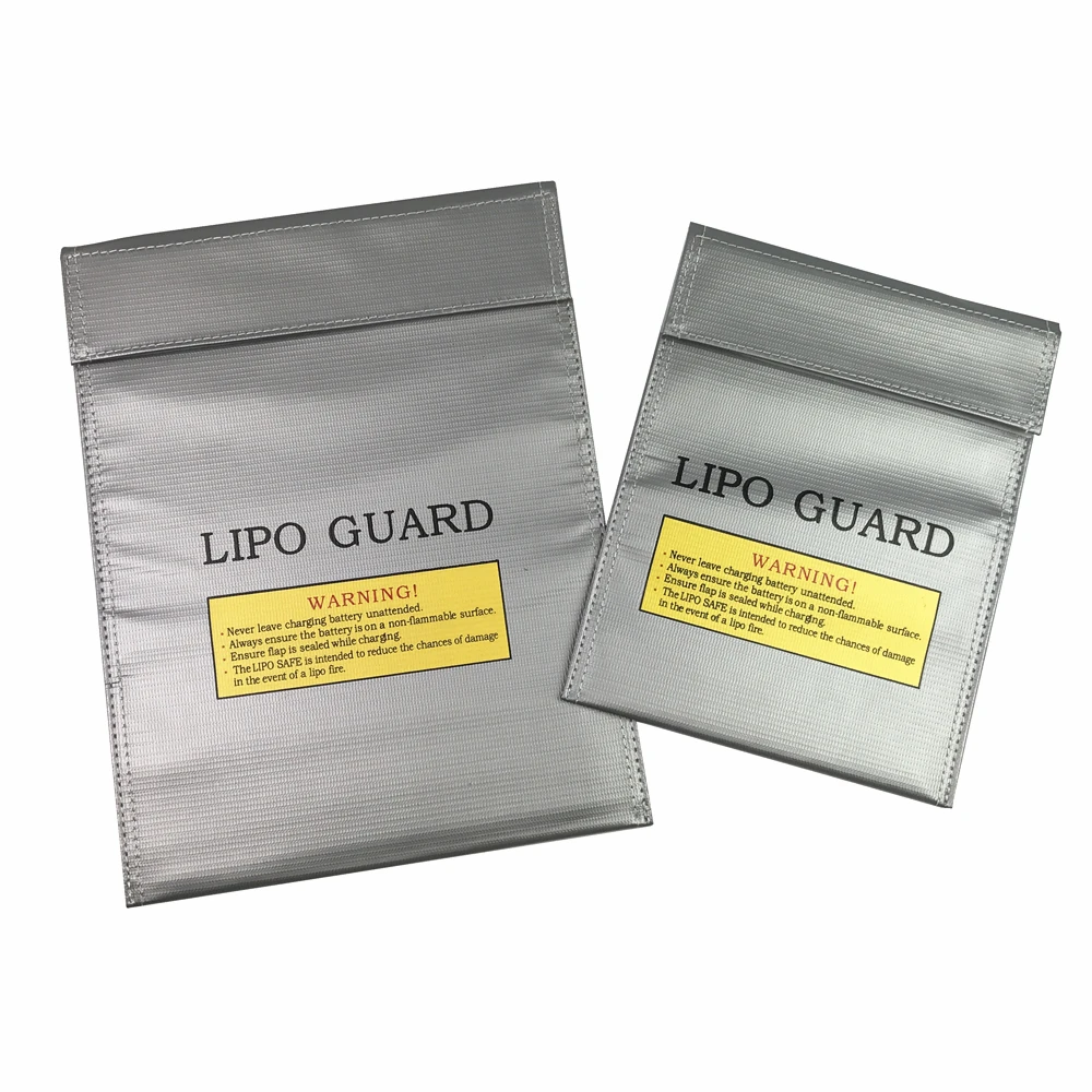 

2017 New RC LiPo Li-Po Battery Fireproof Safety Guard Safe Storage Bag Charge Charging Sack size 180x230mm Or 230x300mm