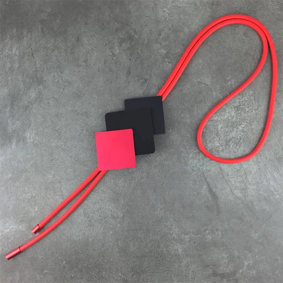Simple Red Rubber Long Necklace For Women Geometric squre Chocker Statement Necklaces Collier Vintage Boheme Punk Jewelry
Simple Red Rubber Long Necklace For Women Geometric squre Chocker Statement Necklaces Collier Vintage Boheme Punk Jewelry