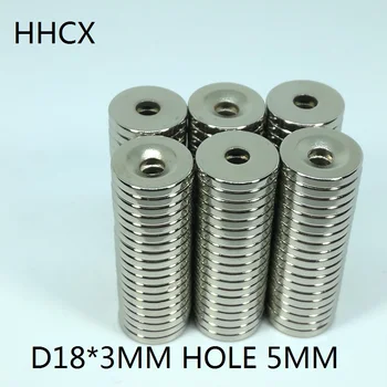 20pcs/lot N35 Strong D Countersunk NdFeB magnet 18*3 mm Hole 5 mm Permanent magnet 18mm x 3mm 18x3-5
20pcs/lot N35 Strong D Countersunk NdFeB magnet 18*3 mm Hole 5 mm Permanent magnet 18mm x 3mm 18x3-5
