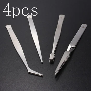 4pcs/lot Precision Tweezers Set Stainless Steel Anti-static Tweezers Repair Tool For Jewelry Making Diy Accessories
4pcs/lot Precision Tweezers Set Stainless Steel Anti-static Tweezers Repair Tool For Jewelry Making Diy Accessories