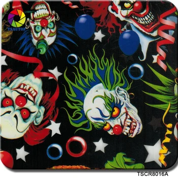 TSAUTOP 1M*10M size TSCR8016A new clown Water Transfer Printing Film hydrographic film
TSAUTOP 1M*10M size TSCR8016A new clown Water Transfer Printing Film hydrographic film