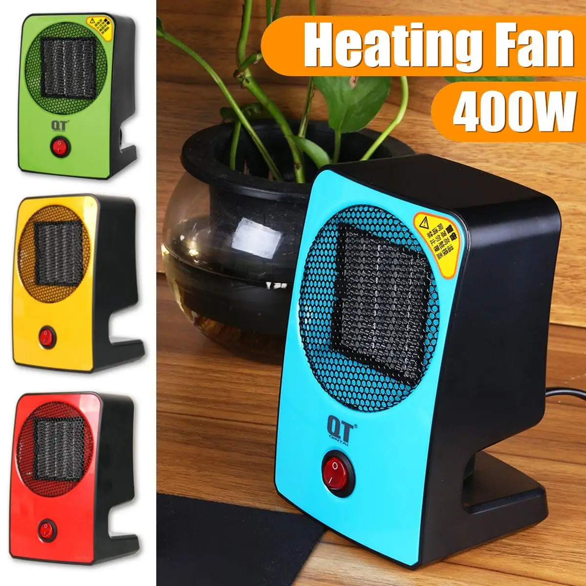 400W Mini Portable Fan Heater Electric Heater Desktop Winter Warmer Heating Machine 220V Energy Saving Office Home Heaters
400W Mini Portable Fan Heater Electric Heater Desktop Winter Warmer Heating Machine 220V Energy Saving Office Home Heaters