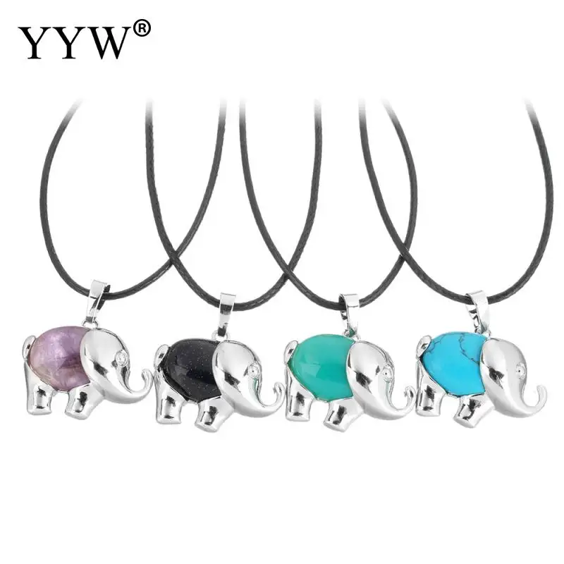 YYW Ethnic Women Male Leather Cord Choker Elephant Dangle Necklaces Natural Malachite Clear Quartz Rose Agata Pendants Necklaces
YYW Ethnic Women Male Leather Cord Choker Elephant Dangle Necklaces Natural Malachite Clear Quartz Rose Agata Pendants Necklaces