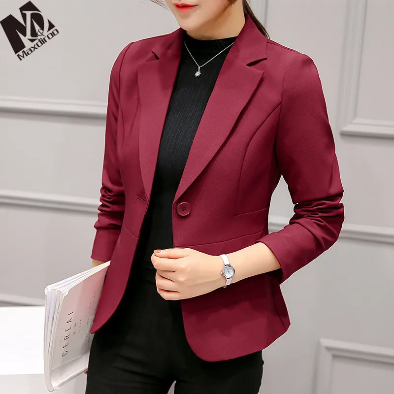 Maxdiroo 2018 Fashion OL Women Jacket Blazer Single Button Office Work Open Front Blazer Outfits Candy Color Blazer Feminino
Maxdiroo 2018 Fashion OL Women Jacket Blazer Single Button Office Work Open Front Blazer Outfits Candy Color Blazer Feminino