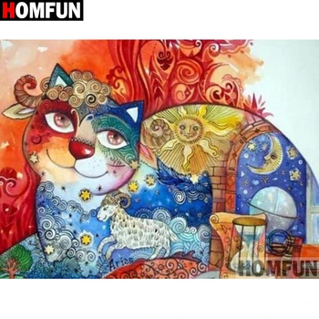 HOMFUN Full Square/Round Drill 5D DIY Diamond Painting "Animal cat" Embroidery Cross Stitch 5D Home Decor Gift A17756
HOMFUN Full Square/Round Drill 5D DIY Diamond Painting "Animal cat" Embroidery Cross Stitch 5D Home Decor Gift A17756