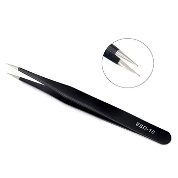 9Pcs ESD Stainless Steel Tweezers Set Repair Tool Kit Anti Static for Electronics Phone Repairing --M25
9Pcs ESD Stainless Steel Tweezers Set Repair Tool Kit Anti Static for Electronics Phone Repairing --M25
