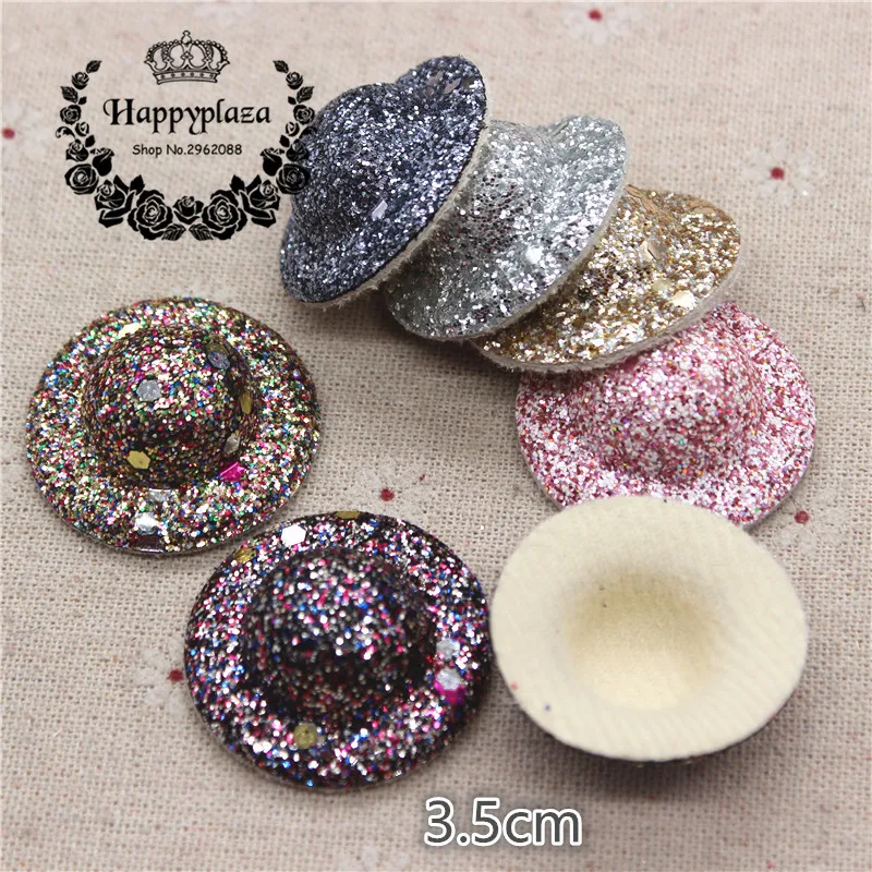 10pcs 3.5cm Mix Colors Glitter Fabric Mini top hats,children party hats show,DIY hair Ornament accessories
10pcs 3.5cm Mix Colors Glitter Fabric Mini top hats,children party hats show,DIY hair Ornament accessories