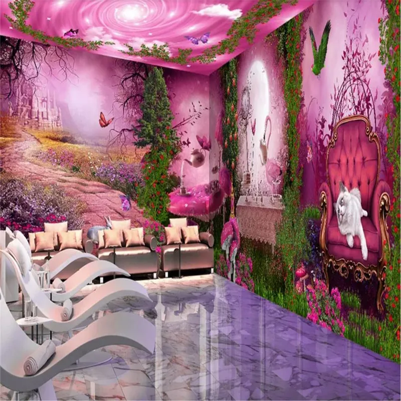 Custom wallpaper forest mystery afternoon tea party house wall decoration waterproof material
Custom wallpaper forest mystery afternoon tea party house wall decoration waterproof material