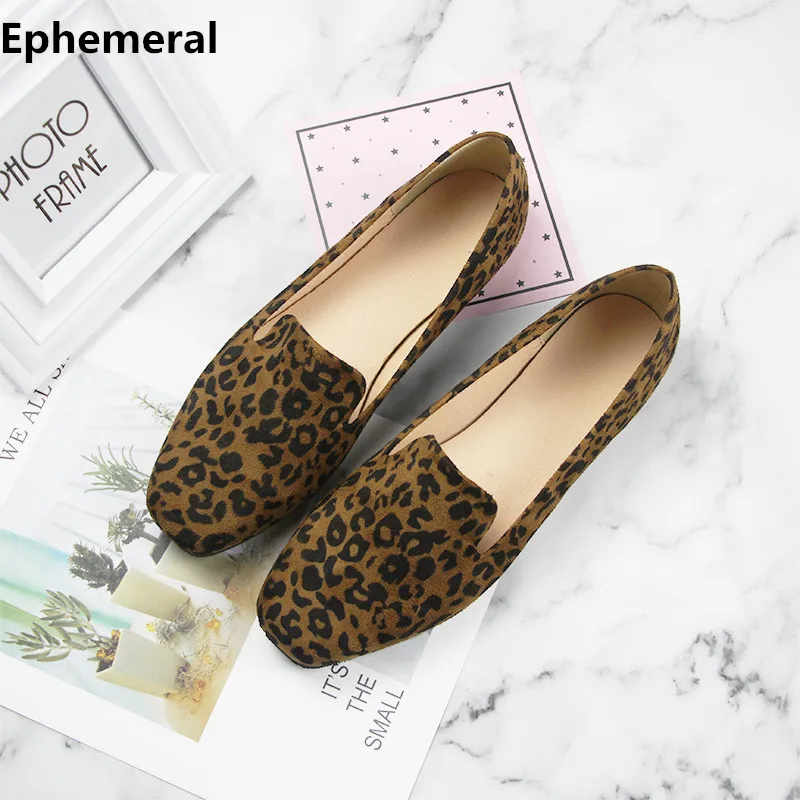 Lady Rome Style Leopard p Plus size 12 11 44 No Heels Square toe shoes Women Soft Sole Slip-on Breathable Brown White Printing
Lady Rome Style Leopard p Plus size 12 11 44 No Heels Square toe shoes Women Soft Sole Slip-on Breathable Brown White Printing