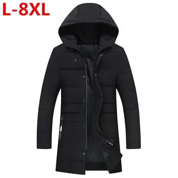 new plus size 8XL 7XL 6XL Male Winter high quality Wram Parka black deep blue Jacket Men Casual Loose Mens Jacket Long Coats
new plus size 8XL 7XL 6XL Male Winter high quality Wram Parka black deep blue Jacket Men Casual Loose Mens Jacket Long Coats