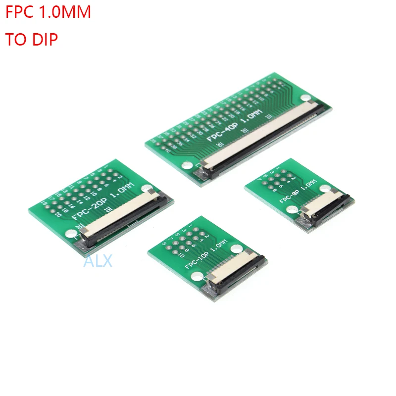 FPC FFC Cable 6 8 10 12 14 20 30 40 50 PIN 1.0 mm pitch Connector SMT Adapter to 2.54 mm 1.0 inch pitch through hole DIP PCB
FPC FFC Cable 6 8 10 12 14 20 30 40 50 PIN 1.0 mm pitch Connector SMT Adapter to 2.54 mm 1.0 inch pitch through hole DIP PCB