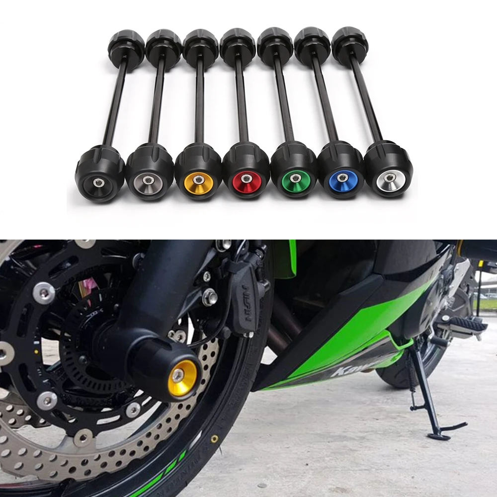 For Kawasaki Z900 Z 900 2016-2017 Moto Parts Motorbike Accessories Motorcycle CNC Front Axle Fork Crash Sliders Wheel Protector
For Kawasaki Z900 Z 900 2016-2017 Moto Parts Motorbike Accessories Motorcycle CNC Front Axle Fork Crash Sliders Wheel Protector