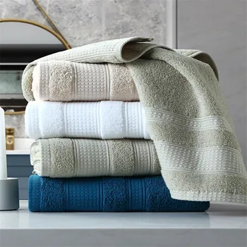 Five-star hotel cotton large bath towel cotton strong absorbent towel soft skin thickening bath towel white 630g 150*80cm
Five-star hotel cotton large bath towel cotton strong absorbent towel soft skin thickening bath towel white 630g 150*80cm