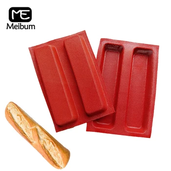 Meibum 2 Cavity Porous Silicone Bread Mold 2 Colors Long Loaf Tray Eclair Baguette Mould Party Non Stick Bakeware Baking Tools
Meibum 2 Cavity Porous Silicone Bread Mold 2 Colors Long Loaf Tray Eclair Baguette Mould Party Non Stick Bakeware Baking Tools