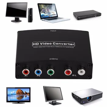 HDMI to RGB Component (YPbPr) Video +R/L Audio Adapter Converter HD TV HD Video Converter 2 Channel LPCM 1.65Gbps/165MHz US Plug
HDMI to RGB Component (YPbPr) Video +R/L Audio Adapter Converter HD TV HD Video Converter 2 Channel LPCM 1.65Gbps/165MHz US Plug