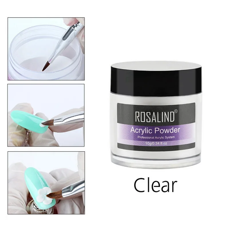 ROSALIND 3D Painting Acrylic Powder Crystal Nail Art Tips Builder Transparent Acrylic Nail Powder Manicure 10g Pink White Clear
ROSALIND 3D Painting Acrylic Powder Crystal Nail Art Tips Builder Transparent Acrylic Nail Powder Manicure 10g Pink White Clear