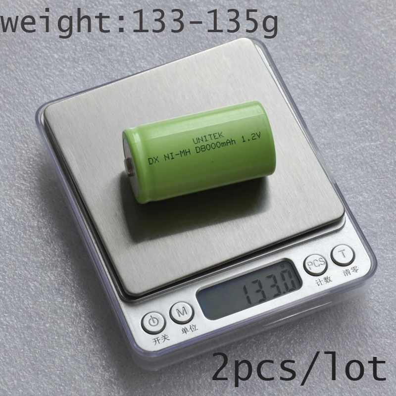 NEW 2PCS 1.2v rechargeable battery 8000mah SIZE D Ni-Mh NIMH LR20 R20 NI MH cell for gas cooker oven burner torch and clock
NEW 2PCS 1.2v rechargeable battery 8000mah SIZE D Ni-Mh NIMH LR20 R20 NI MH cell for gas cooker oven burner torch and clock