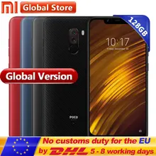 Global Version Xiaomi POCOPHONE F1 6GB 128GB POCO F1 Snapdragon 845 4000mAh Dual Camera 6.18" Full Screen Smartphone(China)