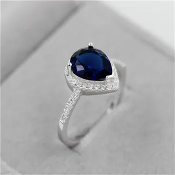 Rings For Women Luxury Sapphire Fine Jewelry 100% S925 Sterling Silver Water Drop Ring Bridal Wedding Engagement Bijouterie
Rings For Women Luxury Sapphire Fine Jewelry 100% S925 Sterling Silver Water Drop Ring Bridal Wedding Engagement Bijouterie