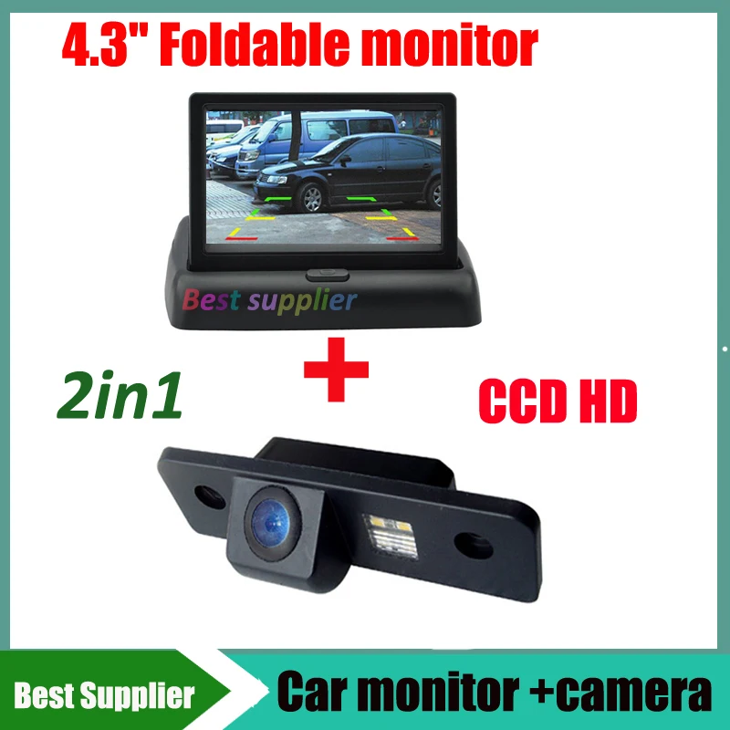 2in1 HD CCD For Skoda roomster octavia tour fabia Car rear view parking reverse camera + 4.3" car monitor mirror TFT LCD
2in1 HD CCD For Skoda roomster octavia tour fabia Car rear view parking reverse camera + 4.3" car monitor mirror TFT LCD