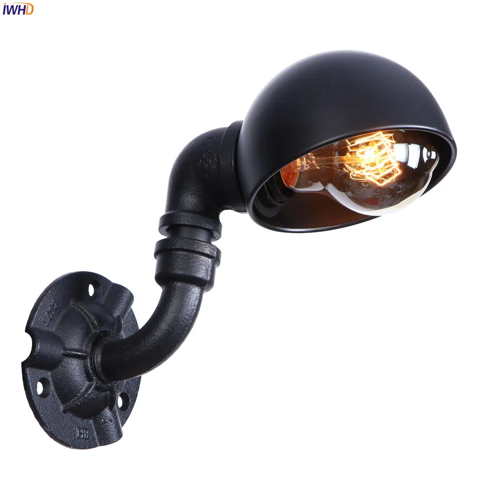 IWHD Iron Water Pipe Wall Lamp Retro LED Wandlamp Bedside Living Room Fixtures Home Bathroom Light Applique Murale Luminaire
IWHD Iron Water Pipe Wall Lamp Retro LED Wandlamp Bedside Living Room Fixtures Home Bathroom Light Applique Murale Luminaire