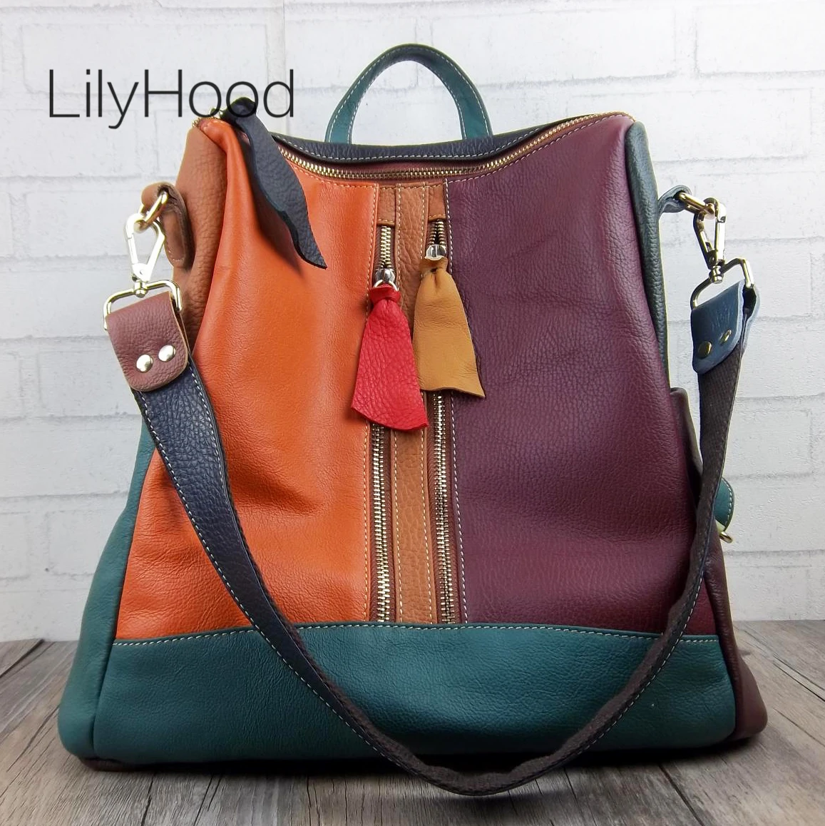 Multicolor Genuine Leather Backpack Women High Quality Natural Leather Knapsack for School Female Soft Leather Sling Bag Daypack
Multicolor Genuine Leather Backpack Women High Quality Natural Leather Knapsack for School Female Soft Leather Sling Bag Daypack