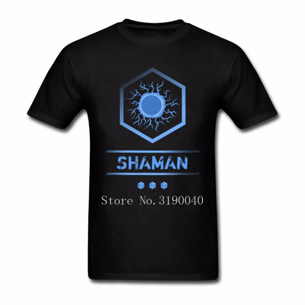 novelty T-Shirt Hearthstone T Shirt Men Shaman Class Shirt Short Sleeve Cotton Printed Tee Tops plus Size camisetas hombre
novelty T-Shirt Hearthstone T Shirt Men Shaman Class Shirt Short Sleeve Cotton Printed Tee Tops plus Size camisetas hombre