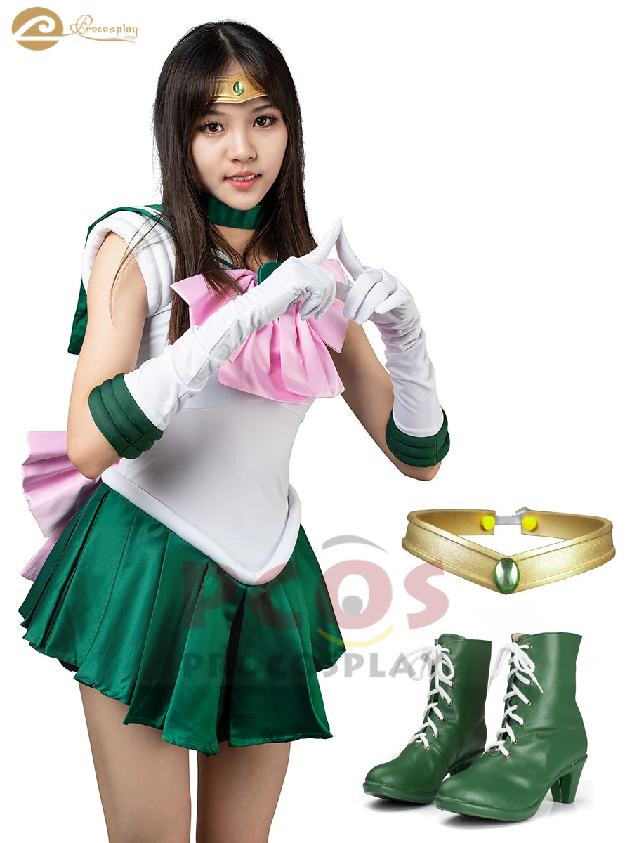 Best Price Set ~ Sailor Moon Sailor Jupiter Kino Makoto Cosplay Costume & headwear & Shoes mp000292
Best Price Set ~ Sailor Moon Sailor Jupiter Kino Makoto Cosplay Costume & headwear & Shoes mp000292