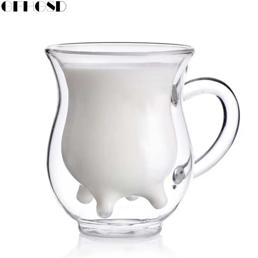 GFHGSD Double Layers Borosilicate Glass 250ML Creative Coffee Cup Beer Milk Mug With Handle Romantic Gift free shipping
GFHGSD Double Layers Borosilicate Glass 250ML Creative Coffee Cup Beer Milk Mug With Handle Romantic Gift free shipping
