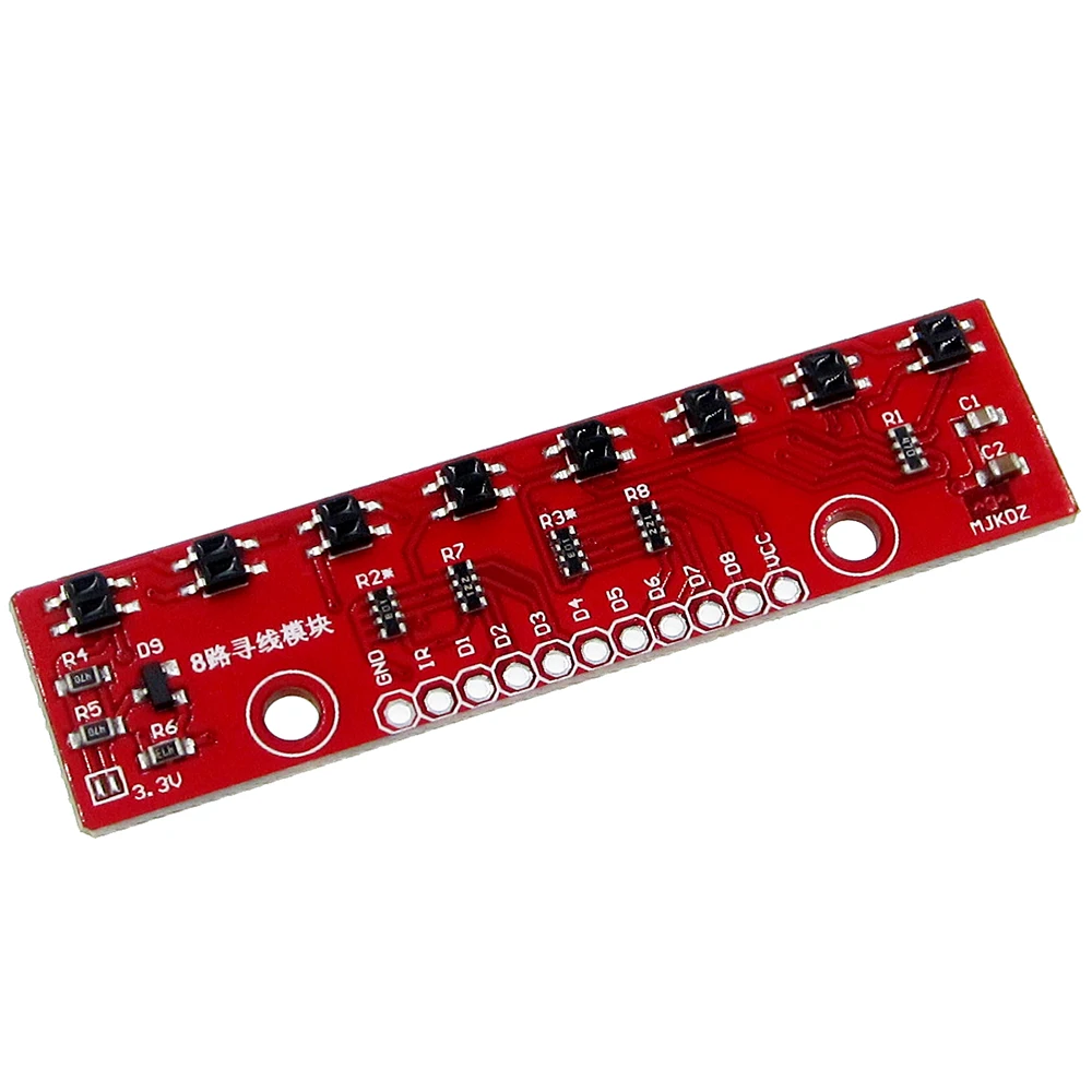 Tracking Module Infrared Detection Sensor Module DIY 8-Channel Infrared Detector Hunt Module 8bit Sensor Module
Tracking Module Infrared Detection Sensor Module DIY 8-Channel Infrared Detector Hunt Module 8bit Sensor Module