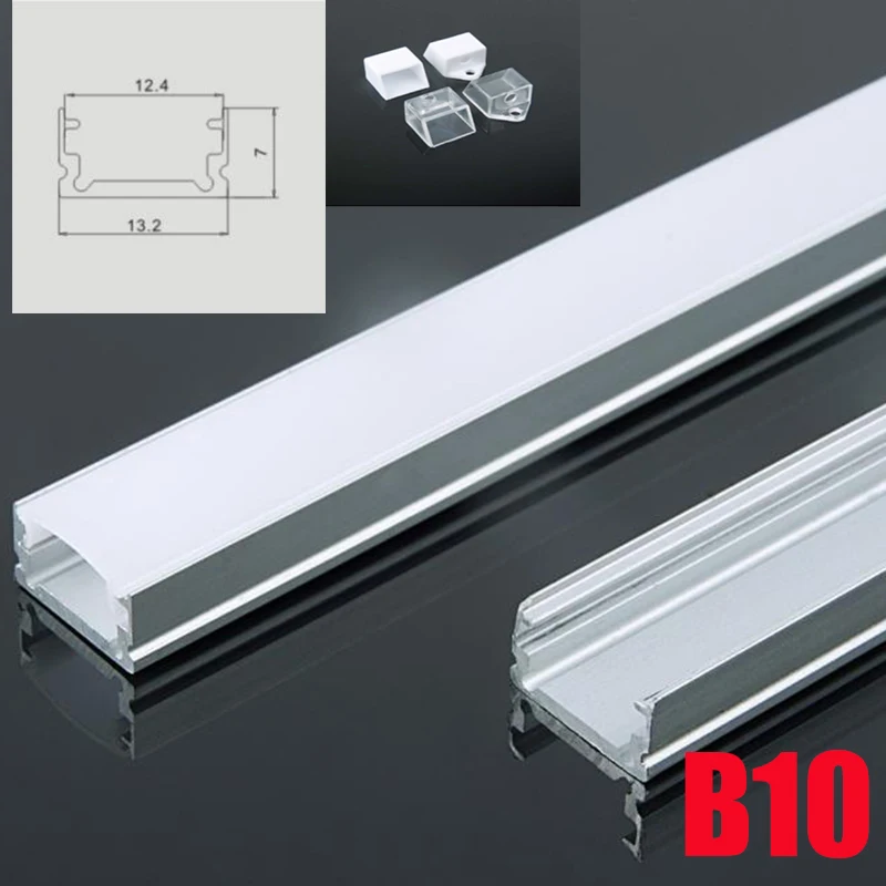 B10 5 Sets 50cm U Shape LED Strip Lights Aluminum Channel Profile With Cover, End Caps and Mounting clips for LED Bar Lights
B10 5 Sets 50cm U Shape LED Strip Lights Aluminum Channel Profile With Cover, End Caps and Mounting clips for LED Bar Lights