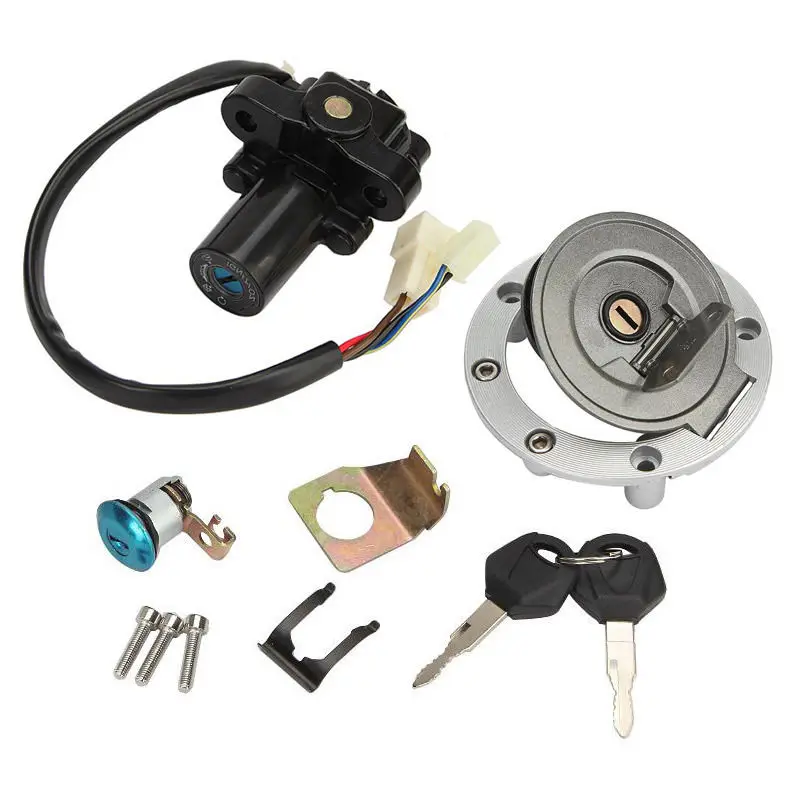 Ignition Switch Seat Lock Fuel Gas Cap Key Set For YZF R6S 2004 2006-2009 2007 2008 Yamaha YZF R1 R6 FZ6
Ignition Switch Seat Lock Fuel Gas Cap Key Set For YZF R6S 2004 2006-2009 2007 2008 Yamaha YZF R1 R6 FZ6