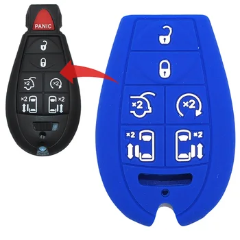 Silicone fob Car Key Case Cover Fit For Chrysler Town Country 300C for Jeep Commander Dodge Grand Caravan Ram Remote keyless
Silicone fob Car Key Case Cover Fit For Chrysler Town Country 300C for Jeep Commander Dodge Grand Caravan Ram Remote keyless
