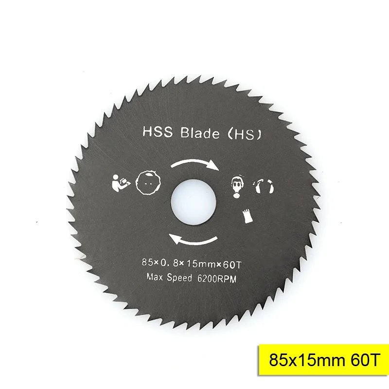 Diameter 85mm 60 Teeth HSS Circular Saw Blade Wheel Discs For Wood Cutting Woodworking Cutting Disc Mini Saw Blade
Diameter 85mm 60 Teeth HSS Circular Saw Blade Wheel Discs For Wood Cutting Woodworking Cutting Disc Mini Saw Blade