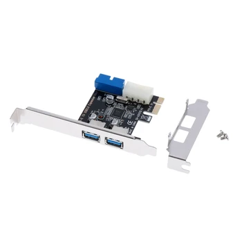PCI-E to USB 3.0 2 Port PCI Express Expansion Card Adapter 19Pin Power Connector
PCI-E to USB 3.0 2 Port PCI Express Expansion Card Adapter 19Pin Power Connector