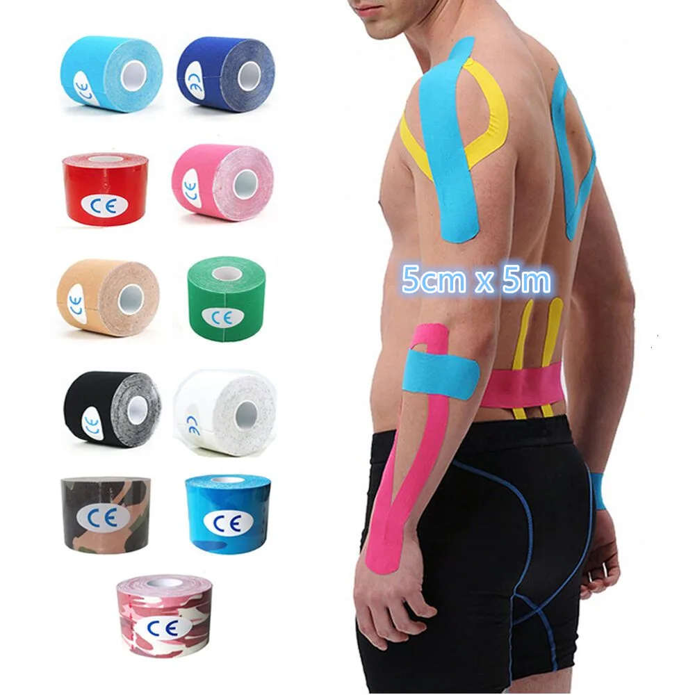 5pcs 15 Color 5cm x 5m sports kinesiology pads Elbow Muscle Sticker Tape Cotton Elastic Adhesive Muscle Bandage Care F
5pcs 15 Color 5cm x 5m sports kinesiology pads Elbow Muscle Sticker Tape Cotton Elastic Adhesive Muscle Bandage Care F