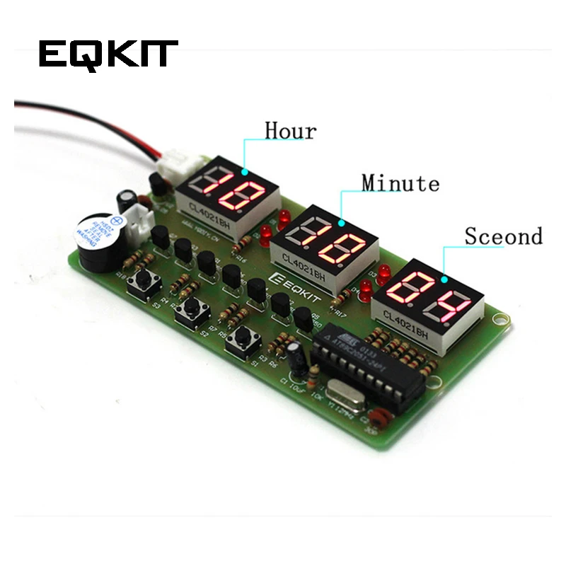 C51 Digital DIY Electronic Clock Kit Suite DIY Kit Six 6 Bits Electronic Parts and Components Eletronicos Digital Clock Timer
C51 Digital DIY Electronic Clock Kit Suite DIY Kit Six 6 Bits Electronic Parts and Components Eletronicos Digital Clock Timer