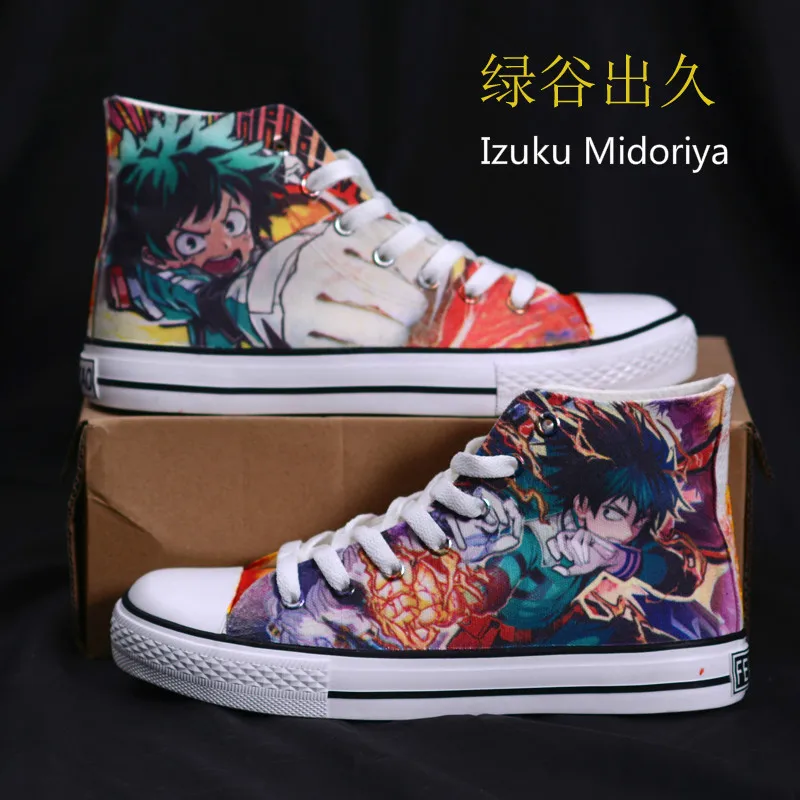 Boku no My Hero Academia Cosplay Izuku Midoriya Shoes Katsuki Bakugou Shoto Shouto Print Canvas Shoes Men Women Casual Shoes
Boku no My Hero Academia Cosplay Izuku Midoriya Shoes Katsuki Bakugou Shoto Shouto Print Canvas Shoes Men Women Casual Shoes