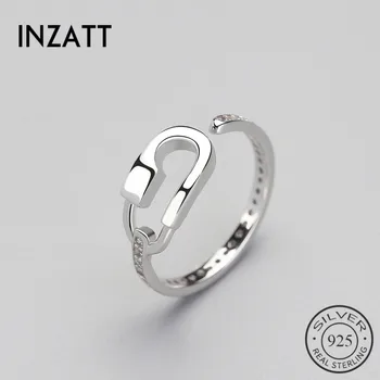 INZATT Creativity Ring AAA Zircon Geometric Style Real 100% 925 Sterling Silver For Women Fashion Engagement Jewelry Bijoux
INZATT Creativity Ring AAA Zircon Geometric Style Real 100% 925 Sterling Silver For Women Fashion Engagement Jewelry Bijoux