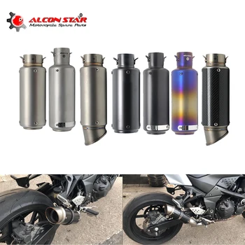 Alconstar- 51mm/60mm Motorcycle Exhaust Pipe Muffler GP Racing Carbon Fiber Exhaust Silencer for Honda CRF 230 CBR600RR KTM
Alconstar- 51mm/60mm Motorcycle Exhaust Pipe Muffler GP Racing Carbon Fiber Exhaust Silencer for Honda CRF 230 CBR600RR KTM