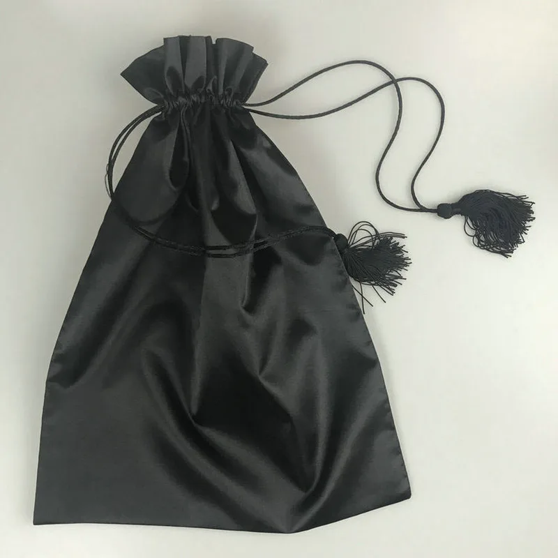 Drawstring Satin Bag Back Satin tassel Hair/Jewelry/Packaging Pouch Make Up Packing Bags Custom Logo Shopping Gift Bags 50PCS
Drawstring Satin Bag Back Satin tassel Hair/Jewelry/Packaging Pouch Make Up Packing Bags Custom Logo Shopping Gift Bags 50PCS