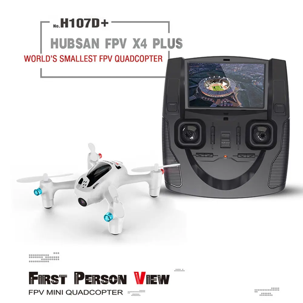 Original HUBSAN X4 PLUS H107D+ RC Quadcopter Drone 720P HD Camera 4.3 Inch LCD Remote | Игрушки и хобби