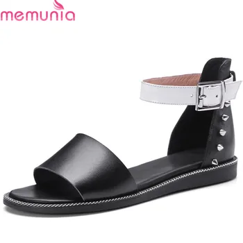 MEMUNIA 2020 new fashion gladiator sandals women top quality genuine leather summer shoes buckle rivet comfortable flat shoes
MEMUNIA 2020 new fashion gladiator sandals women top quality genuine leather summer shoes buckle rivet comfortable flat shoes