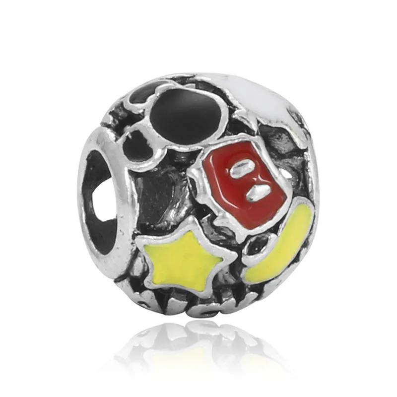 5PCS Popular Exquisite DIY European Beads Cartoon Mickey Hollow Beads Charms Fit Pandora Bracelet Big Hole Bead Wholesale Price
5PCS Popular Exquisite DIY European Beads Cartoon Mickey Hollow Beads Charms Fit Pandora Bracelet Big Hole Bead Wholesale Price