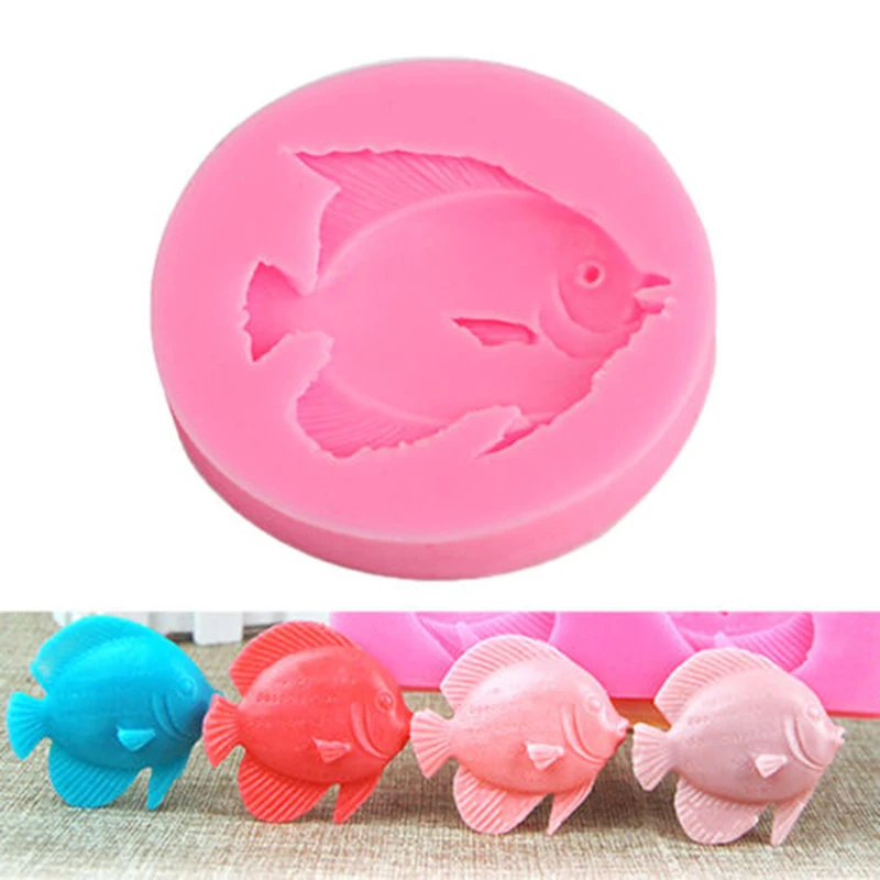 Animal Cartoon Fish Shape Silicone Fondant Soap 3D Cake Mold Baking Tool Moulds Cupcake Jelly Candy Chocolate Decoration
Animal Cartoon Fish Shape Silicone Fondant Soap 3D Cake Mold Baking Tool Moulds Cupcake Jelly Candy Chocolate Decoration