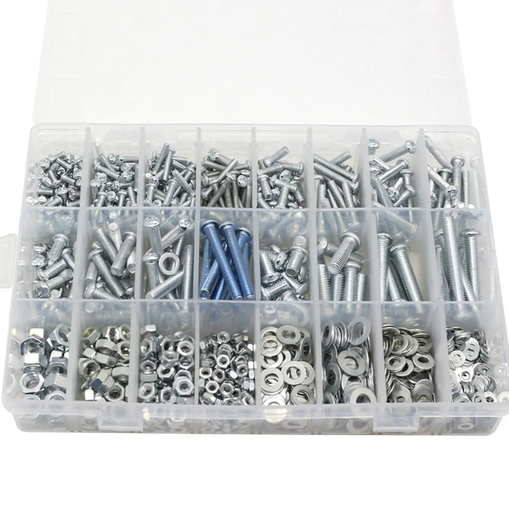 Home DIY boxed set screw countersunk head tapping screw nut gasket mixed M3M4M5M6
Home DIY boxed set screw countersunk head tapping screw nut gasket mixed M3M4M5M6