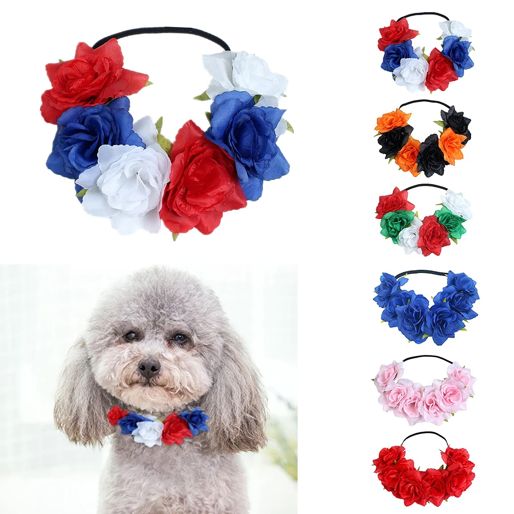 New Handmade Halloween Floral Collar for Cat Dog Party Collars Flower Design Cute Pet Festival Necklace Hair Accessories
New Handmade Halloween Floral Collar for Cat Dog Party Collars Flower Design Cute Pet Festival Necklace Hair Accessories