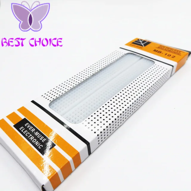 Free shipping 1pcs NEW MB-102 MB102 Breadboard 830Point Solderless PCB Bread Board Test Develop DIY
Free shipping 1pcs NEW MB-102 MB102 Breadboard 830Point Solderless PCB Bread Board Test Develop DIY