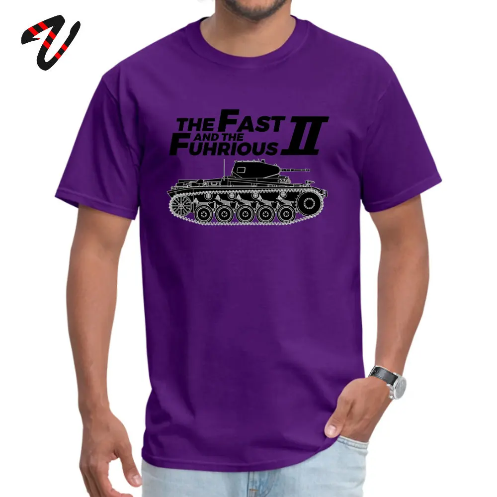 High Quality Normal Summer Short Sleeve Tshirts April FOOL DAY O Neck Cotton Fabric Tops Shirts for Men T-shirts Hip hop The Fast and the Fhrious II Military History Visualized16569 purple