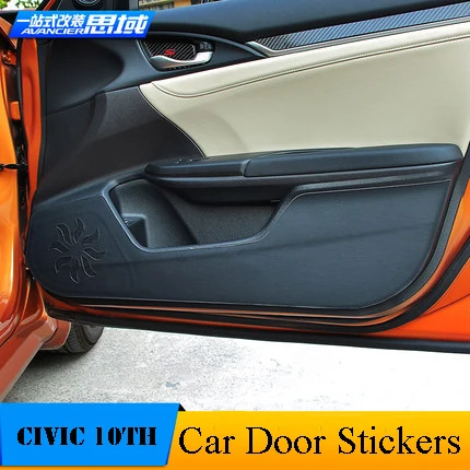 Car Modification 4PCS Leather Interior EASY TO CLEAN Car Automobile Door Protection Stickers For 10th HONDA Civic Accessories
Car Modification 4PCS Leather Interior EASY TO CLEAN Car Automobile Door Protection Stickers For 10th HONDA Civic Accessories